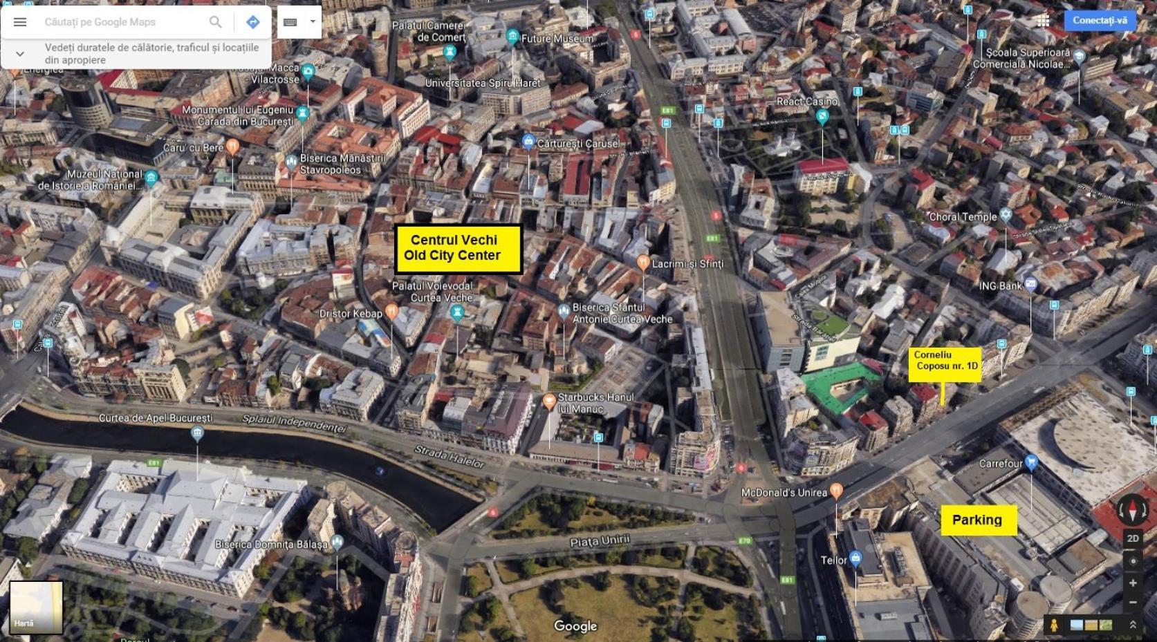 Domum Unirea, Across The Street Of Old City Center Boekarest Buitenkant foto